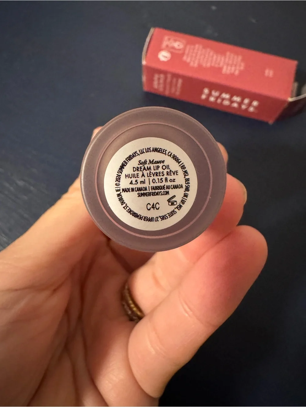 Summer Fridays Lip oil soft Mauve